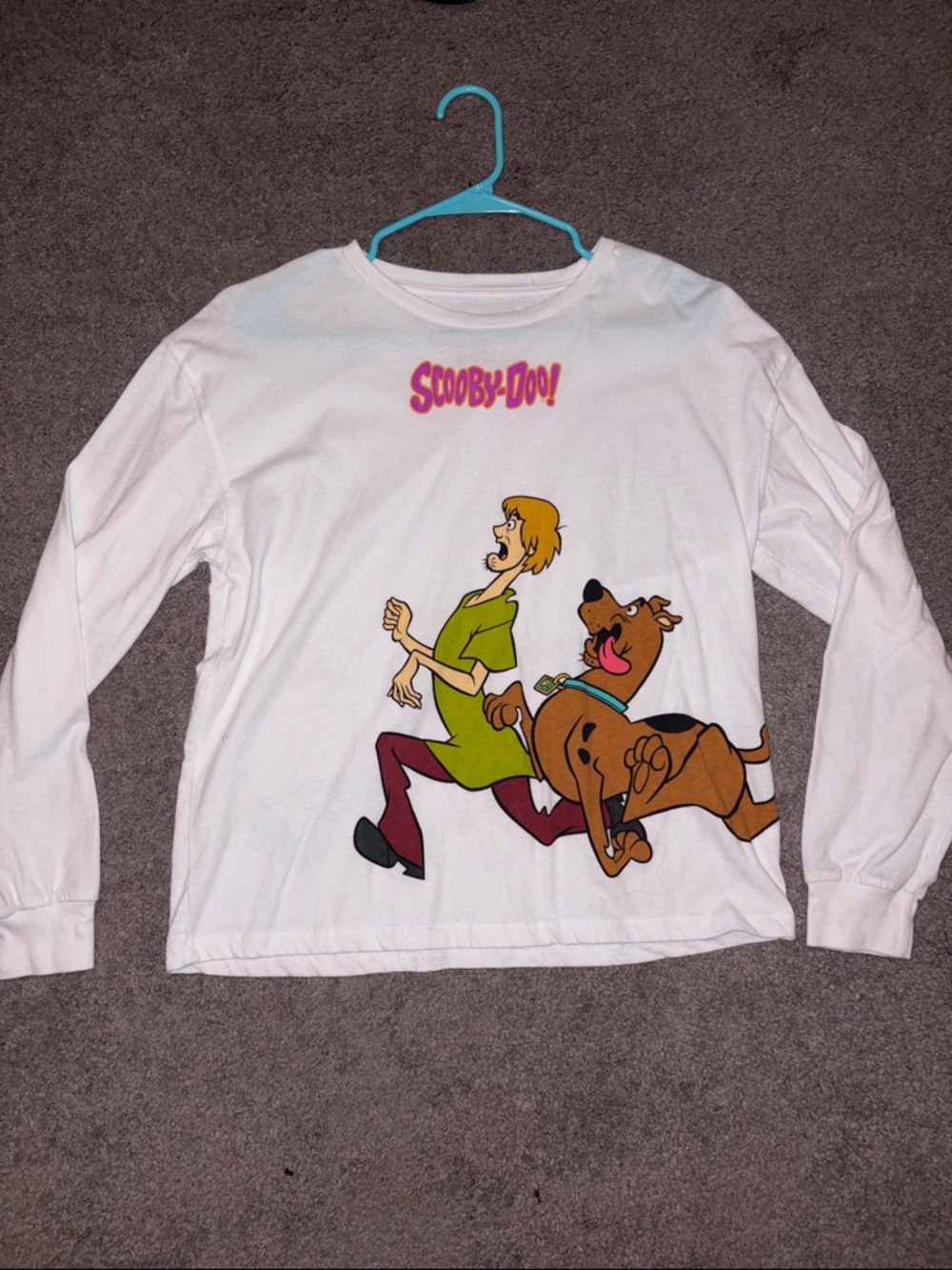 White Long Sleeve Graphic Tee - Women's